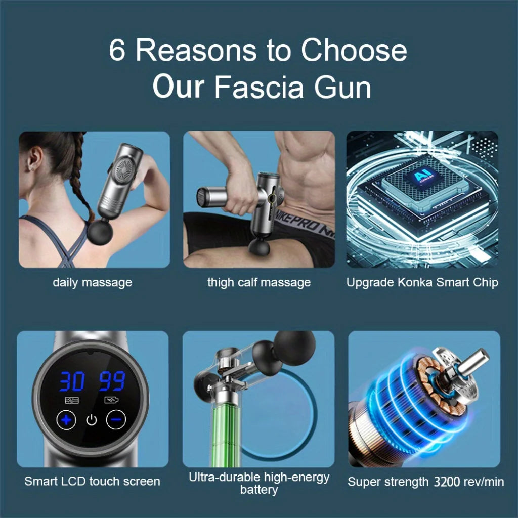 Portable Fascia Massage Gun