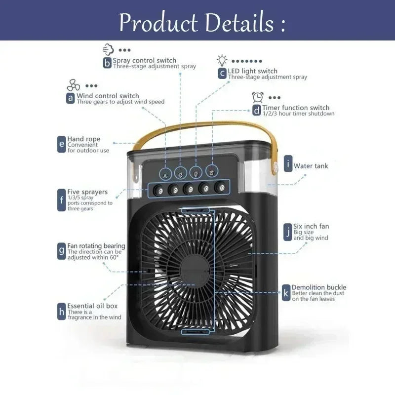 3 In 1 Fan AIr Conditioner Household